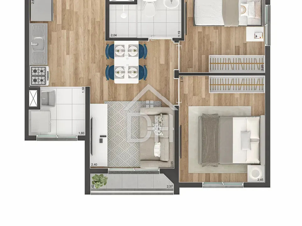 Apartamento na Vila Tolstoi — foto 19