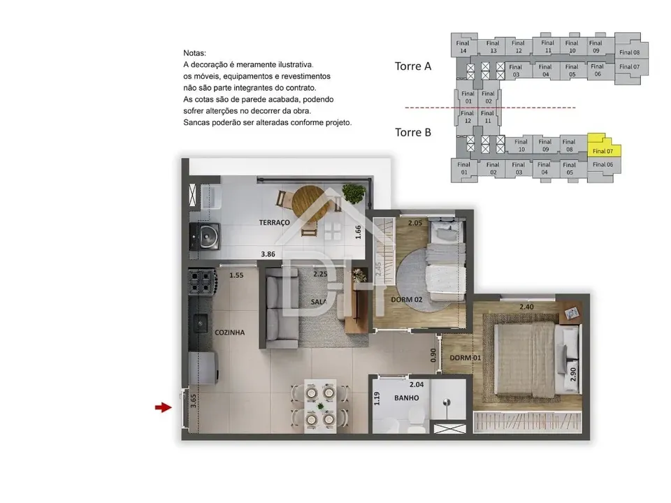 Apartamento na Chácara Santo Antônio — foto 13